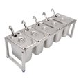 thumbnail image 4 of Soporte De Acero Inoxidable Para Especias, Grado Alimenticio, 0,03 Pulgadas De Grosor, Contenedor De Especias, Estante, Superficie De Espejo Pulido, Esquinas Redondeadas Para ANGGREK Caja de 5 uds., 4 of 8