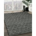 thumbnail image 2 of Ahgly Company Indoor Rectangle Mid-Century Modern Oil Black Oriental Area Rugs, 7' x 9', 2 of 6