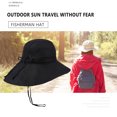 thumbnail image 3 of Sombrero anti-UV de poliéster Sombrero de verano unisex plegable Cómodo para trabajos de césped en el jardín Hugtrwg Para estrenar, 3 of 9