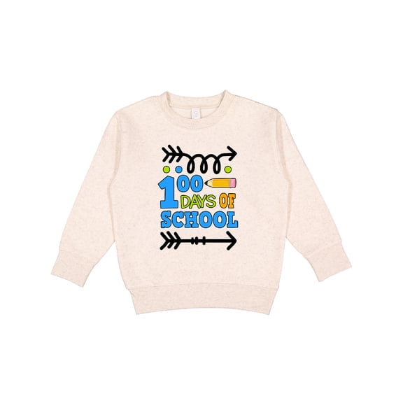 Inktastic 100 Days of School with Arrows Toddler Sweatshirt