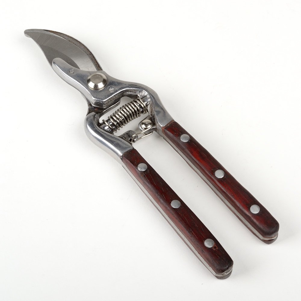 8" Bypass Pruning Shears Garden Scissor Wood Handle Walmart