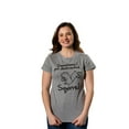 thumbnail image 4 of Womens Sometimes I Get Distracted Squirrel T Shirt Funny Animal Novelty Shirt Womens Graphic Tees, 4 of 7