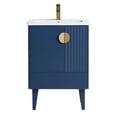 thumbnail image 2 of Venezian Collection - 24" Single Navy Blue Bathroom Vanity, - Brass Handles.&nbsp;, 2 of 9