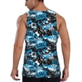 thumbnail image 3 of Xecao Football Time Men's Tank Top Workout Quick Dry Sleeveless Gym Jogging Muscle Shirts Summer Swim Beach Tops, 3 of 9