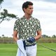 thumbnail image 3 of Balery White Daisies and Bee Camisa Polo de Hombre con Estampado, de Manga Corta y Tejido Medio, Camisa Tipo Golf Polo-Medium, 3 of 6