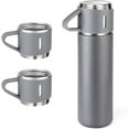 thumbnail image 4 of InnotechSc Stainless Steel Thermo 500ml/16.9oz Vacuum Insulated Bottle with Cup for Coffee Hot drink and Cold drink water flask- Gray set, 4 of 10