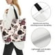thumbnail image 3 of Fotbe Retro Red Black Roses Bolsa Tote Estética de Lona con Estampado para Mujer - Bolsa Reutilizable de Hombro Casual para Vacaciones, Compras, Trabajo y Gimnasio, 3 of 8