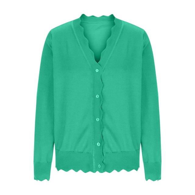Erwazi Cardigan Sweaters for Women Fall Trendy Button Down Open Front Lightweight Cardigans