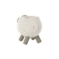 thumbnail image 4 of Kouboo Rattan Sheep Kids Storage Basket, Gift Baskets For Baby, Hand Woven Shelf Organizer, Gift Decoration Artwork, White & Gray, 4 of 6