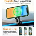 thumbnail image 4 of 3-in-1 Entronix Bundle for iPhone 11, Magnetic Sturdy Matte Case 2 Screen Protector, Green, 4 of 8