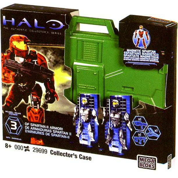 Halo OF Spartan-II Armor Collector's Case Set Mega Bloks 29699
