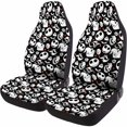thumbnail image 1 of Fundas para Asientos de Auto GENANY Skellington Duraderas para Halloween, 1 of 8