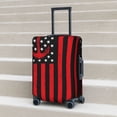thumbnail image 6 of Hirioo Nautical American Flag for Elasticity Suitcase Cover (No luggage Included) Durable Luggage Protector Fits 18-32 Inch Luggage-Medium, 6 of 7