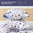 thumbnail image 3 of 6 Piece Purple Paisley Sheet Set Queen Size. Soft Printed Microfiber Sheets, 3 of 5