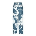 thumbnail image 4 of Dyegold Wide Leg Trouser Pants For Women Ombre Tie Dye Elastic Waist Palazzo Pants Plus Size Straight Long Pant With Pockets, 4 of 5