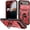 Red, variant on MYKOMI Military Case for iPhone 17 Air,Metal Kickstand & Slide Camera Cover,Multi-Layer Heavy Duty Full Body Shockproof Protection Hard Shell for iPhone 17Air