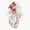 1pcs, variant on Human Heart With Flowers Anatomy Sticker