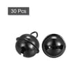 thumbnail image 3 of Jingle Bells, 22mm 30pcs Craft Bells for DIY Holiday Decoration, Musical Party, Wedding, Black, 3 of 5