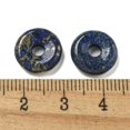 thumbnail image 3 of Natural Lazuli Donut/Pi Disc Charms 12~13x3~4mm Hole: 3mm Diy, 3 of 3