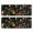 Colorful Mushroom Leaf, variant on Kitchen Rugs Sets Of 2,Colorful Mushroom Leaf Black Pattern Anti Fatigue Kitchen Mat Rugs Non Slip Washable,Decorative Kitchen Floor Mats for Kitchen,Sink,Laundry,17"x47" 17"x47"