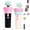 Black+White, variant on Automatic Cat Teaser Launcher, Telescopic Rope Interactive Cat Wand, Electric Cat Wand Toy for Indoor Cats