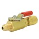 thumbnail image 2 of Uadme Válvula de Cierre Manual - Válvula de Cierre Manual de latón Recto de 1/4 pulg. R410A/R134A/R12 para Equipos de refrigeración(Rojo), 2 of 8