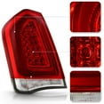 thumbnail image 4 of For 2015-2023 Chrysler 300 Chrome Trim Full LED Tail Light Brake Lamp - Driver, 4 of 7