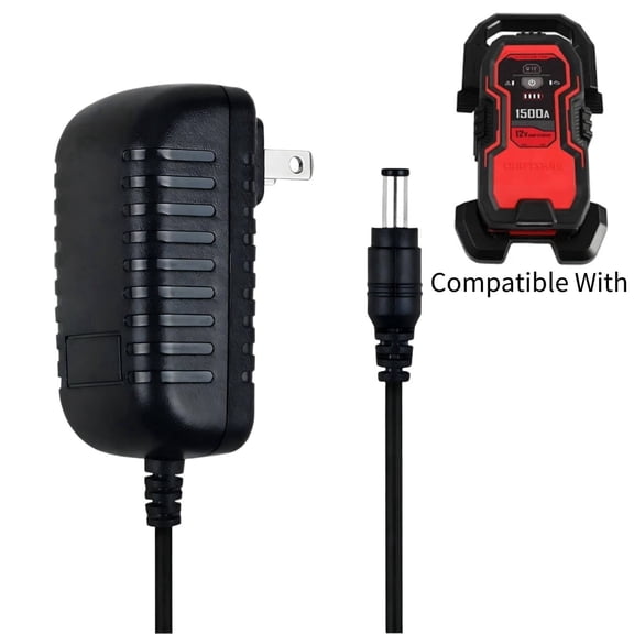 K-MAINS 12V DC Power Adapter Compatible With CRAFTSMAN 1500A Car Jump Starter Battery Pack Charger