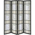 thumbnail image 4 of Kingfisher Lane Pine Multicolor Room Divider Floral 70.25", 4 of 5
