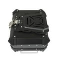 thumbnail image 6 of 22L Black Motorcycle Top Case Aluminum Motorcycle Trunk Tour Tail Box with Security Lock, 6 of 7