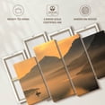 thumbnail image 6 of Elephant Stock Saint Mary Mountain Lake Wall Art - Horizontal Multi Panel Canvas - Living Room Wall Decor - Nature Multi Panel - Gray And Orange Decor - 75" x 48", 6 of 8
