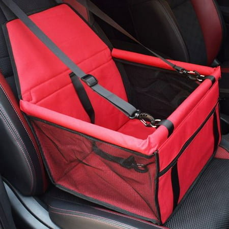 KABOER Portable Dog Car Seat Belt Booster Carrier Bag for Pet Cat Puppy Travel