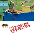 thumbnail image 2 of Maoww 3pcs Plastic Beehive Digital Number Apiculture Box Sign Frame Beekeeping Marking Equipment Tool, 2 of 7