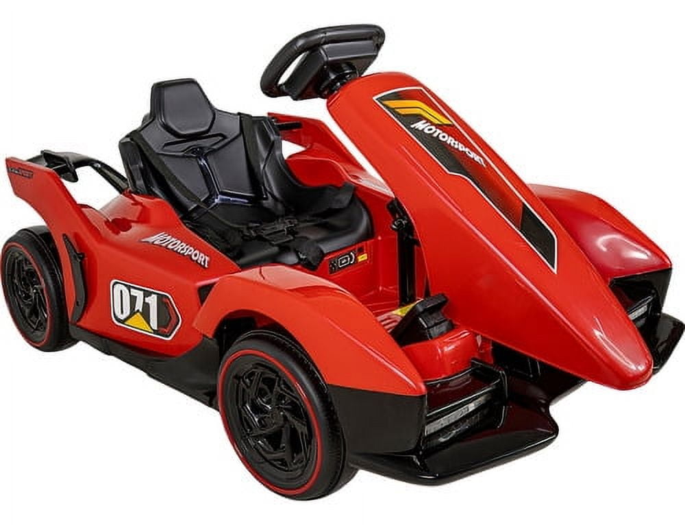 Montable Electrico Go Kart 12V Para Niños Con Luz Led Y Música | Bodega ...