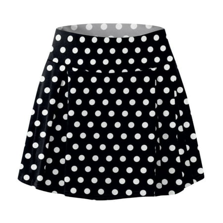 

NECHOLOGY Womens Casual A Line Mini Skirt for Golf Active Performance Skirt Tennis Sport Running Christmas Tree Skirts Black 3X-Large