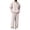 Khaki, variant on Mens Sweatsuits 2 Piece Set Waffle Knitted Sweatshirts and Wide-Leg Pants Set Casual Big and Tall Baggy Jumpsuit