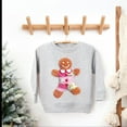thumbnail image 4 of Gingerbread Polka Dot Patchwork Print - Toddler Graphic Sweatshirt, 4 of 15