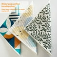 thumbnail image 3 of Paquete de 5 paños de cocina para cocina | Toallas de plato suecas geométricas | Paños de esponja de celulosa | Toallas de papel reutilizables lavables | Sin olor, toallas de limpieza domésticas, 3 of 5