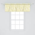 thumbnail image 2 of Ambesonne Floral Window Valance, Spring Daisy Blossoms, 54" X 18", Yellow White, 2 of 3