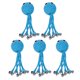 thumbnail image 1 of Juguete de cuerda de algodón para gato, 5 uds., forma de pulpo azul con campana para entrenar y jugar, 1 of 5