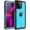 TEAL, variant on iPhone 13 Pro Waterproof Case, BEASTEK NRE Series, Shockproof Underwater IP68 Certified Case, with Built-in Screen Protector Full Body Rugged Protective Cover, 2021 released 6.1 inch