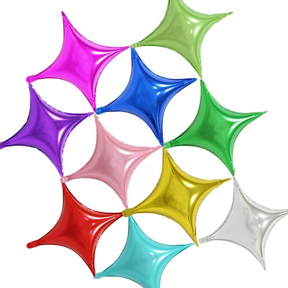 HONMEET 20pcs Small Balloons Design Aluminum Foil for Family Gatherings