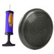 thumbnail image 1 of 34cm Grey Inflated Stability Wobble Cushion Thick Core Balance-Disc Wiggle Seat with Random Color Air Inflator for Enhancing Strength Pain Relieving, 1 of 4