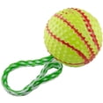 thumbnail image 6 of BV La Belle Vie 2-Piece Set Pet Supplies Soft Chew Toy for Canine Dog Rubber Ball on a Rope - Colors Vary - GMT-10154, 6 of 6