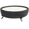 thumbnail image 6 of DecMode Black Mango Wood Sauvignon Blanc Scented 40 oz 4 Wick Candle with White Wax, 6 of 8