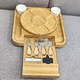 thumbnail image 6 of Charcuterie Boards Charcuterie Board Foods Gift Set, Cheese Tray Bamboo Cheese Board Set Serving Tray House Warming Gifts New Home, Wedding Gifts for Couple, Bridal Shower Gift, 6 of 10