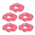 thumbnail image 2 of Élastiques Scrunchies, LED Scrunchies Haute Élasticité Rouge Foncé pour Fille, 2 of 8