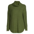 thumbnail image 5 of Time and Tru Women's Cowl Neck Waffle Tunic, 5 of 5