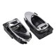 thumbnail image 1 of 2 manijas interiores de puerta de coche para Leganza 1997 1998 1999 2000 2001 2002, accesorios, color negro plateado, 1 of 5