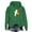 A Green, variant on ShiShine St Patricks Day Sweatshirt for Women Hooded Long Sleeve Casual Pullover with Cute Print